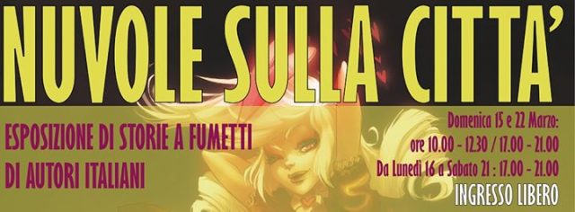 nuvole sulla città-Mostra fumetto battipaglia