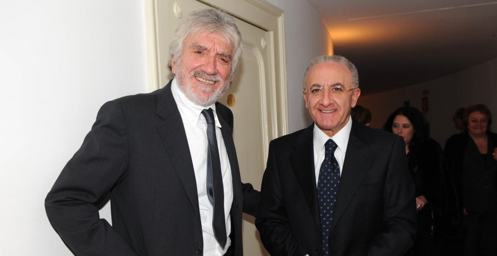 Gigi Proietti e Vincenzo De Luca