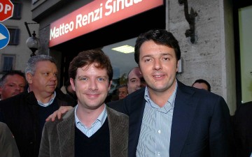 Pippo-Civati-Matteo-Renzi-Inaugurazione-Comitato-Renzi-Foto - Giovanni Andrea Rocchi